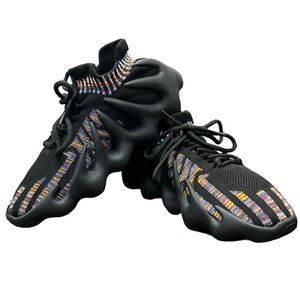 Octopus Shoes Sock Sneakers Women's Size 8.5 Black Multicolor Walking Running